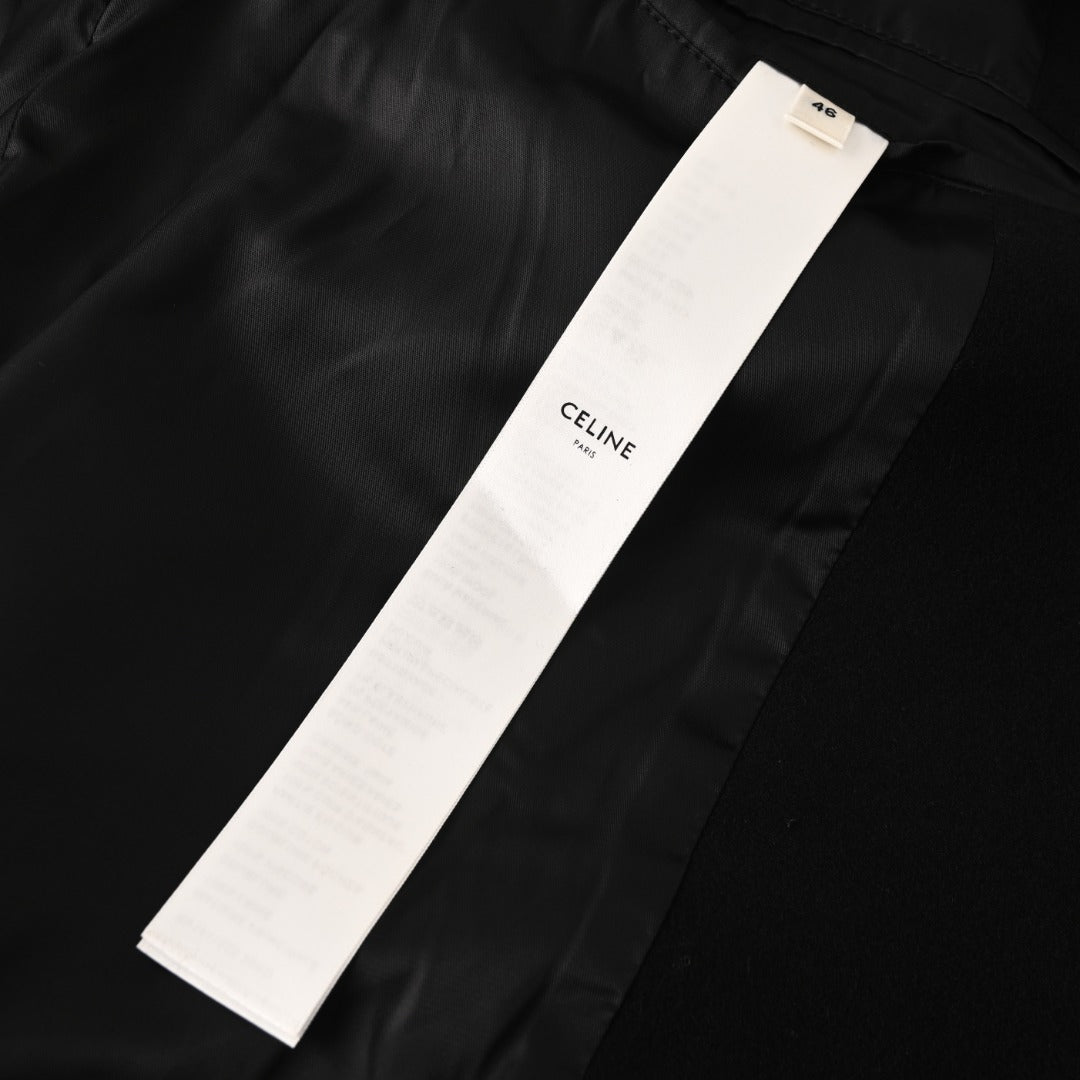 Teddy Double-Face Wool Black