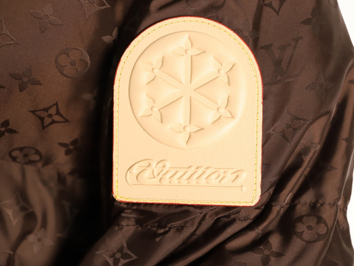 Monogram Down Blouson Dark Brown