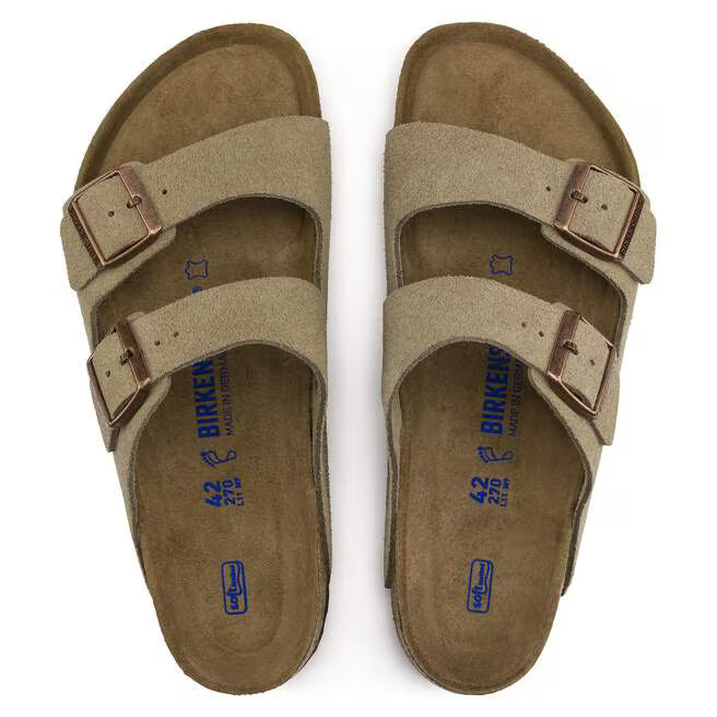 Birkenstock Arizona Soft Footbed Suede Taupe
