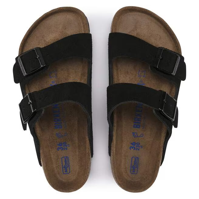 Birkenstock Arizona Soft Footbed Suede Black