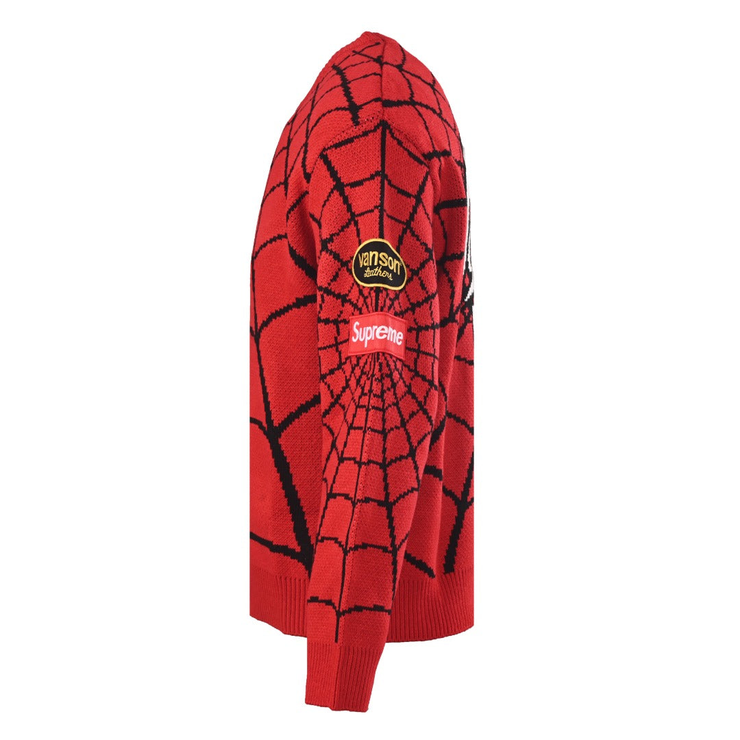 Spider-Man x Vanson Leathers Red