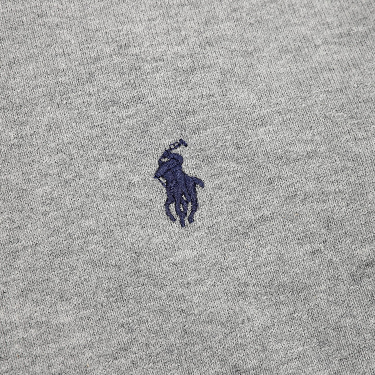 Cotton Polo-Collar Jumper Andover Heather