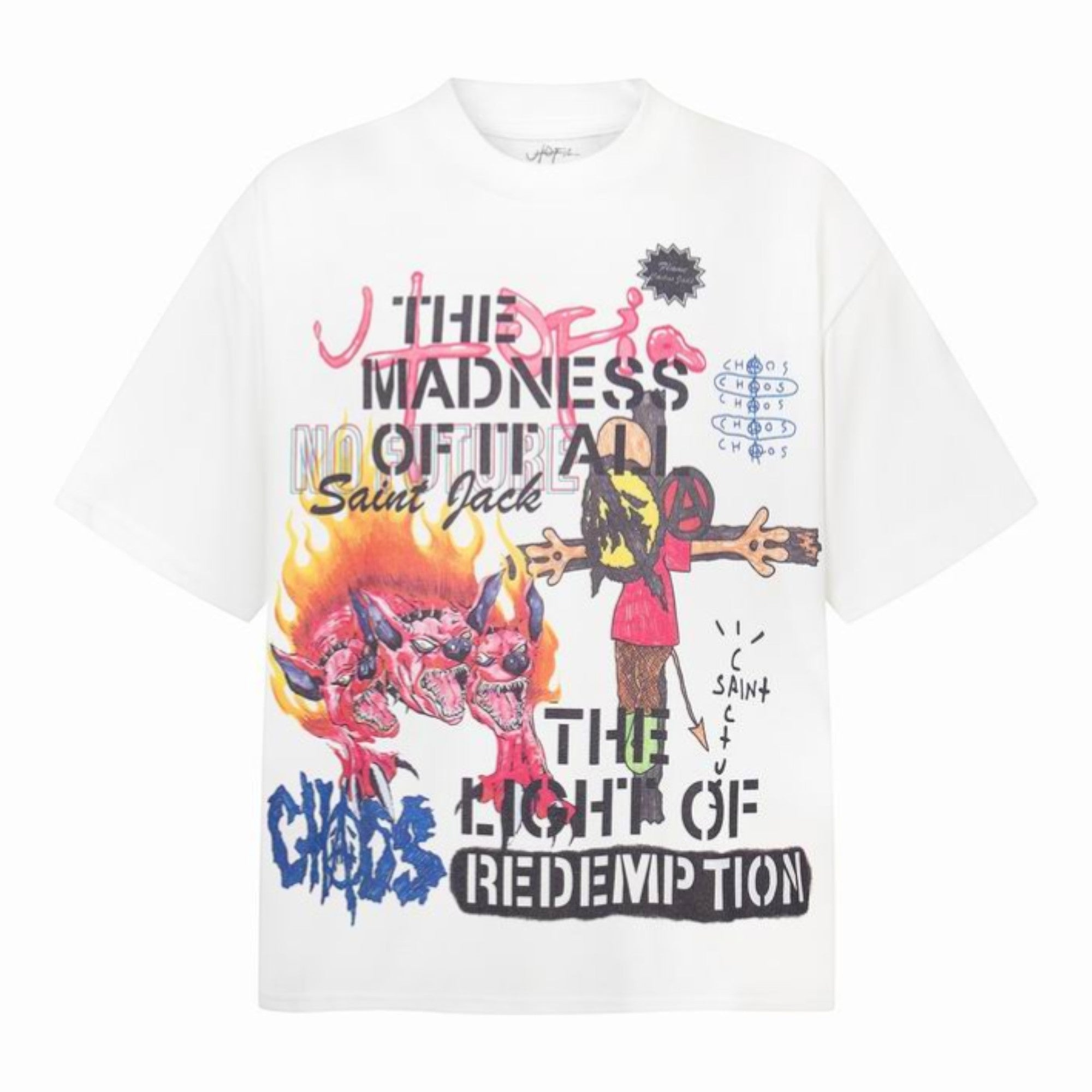 Utopia x St Michael 3A Graphic T-Shirt White