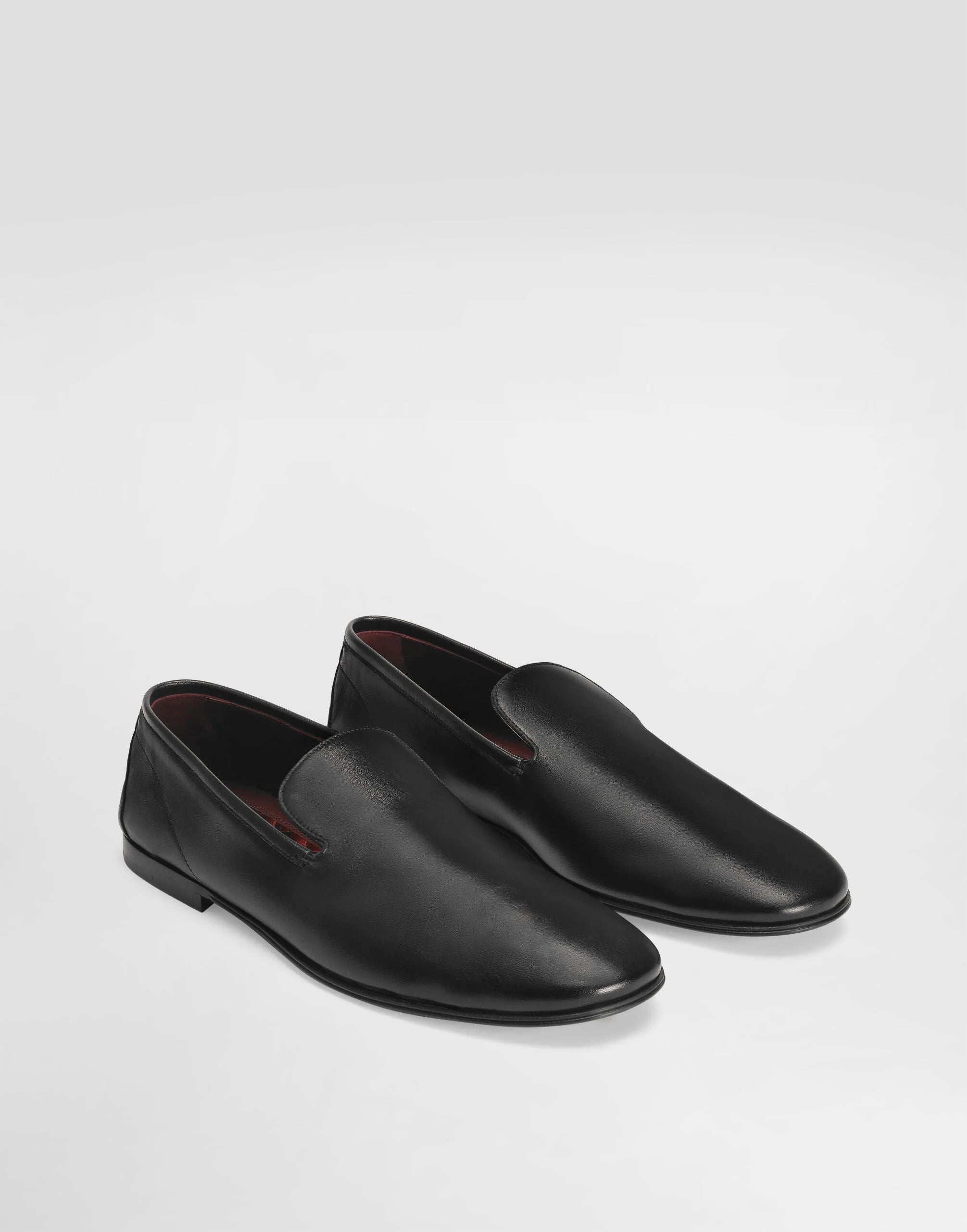Erice Leather Loafers in Black