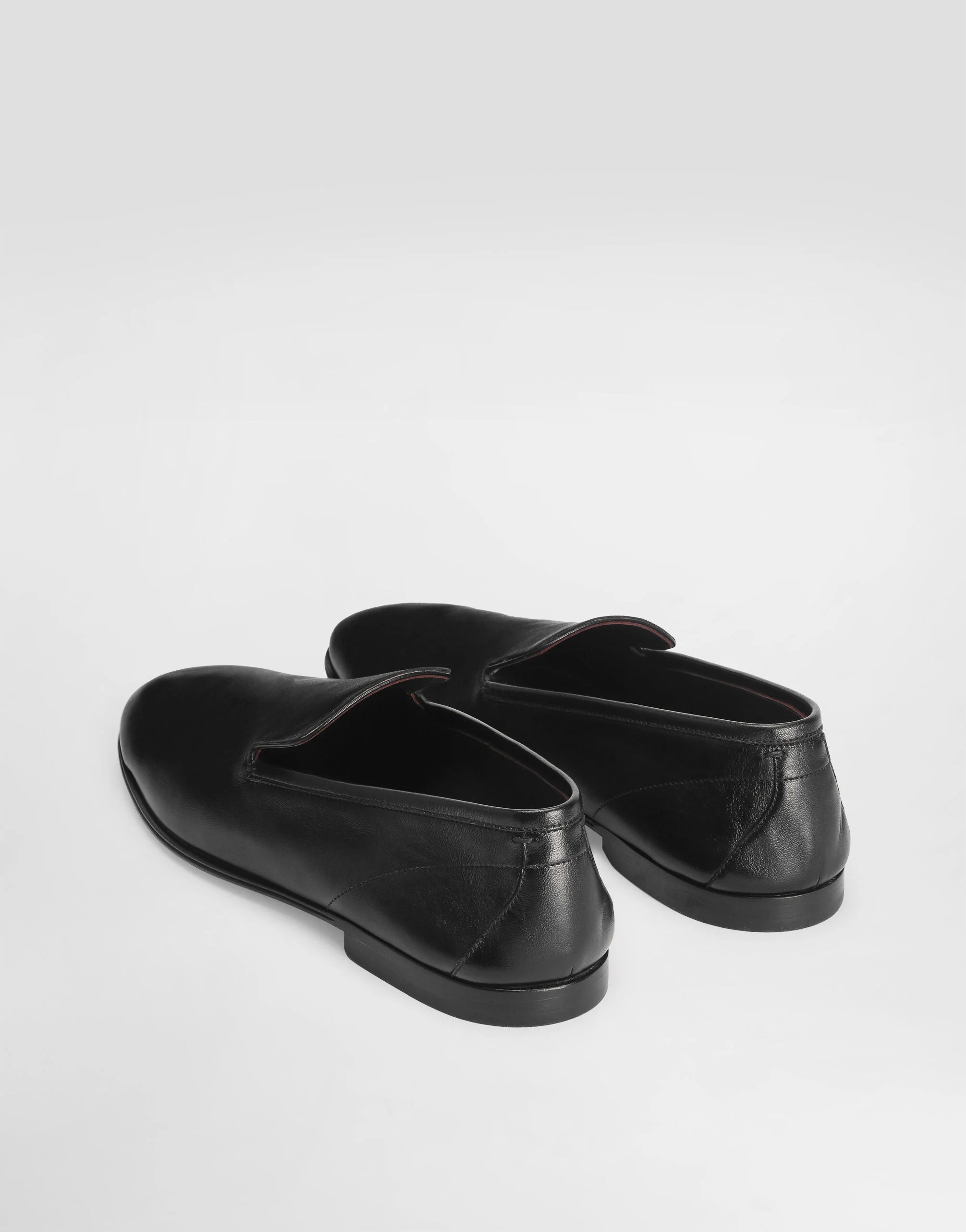 Erice Leather Loafers in Black