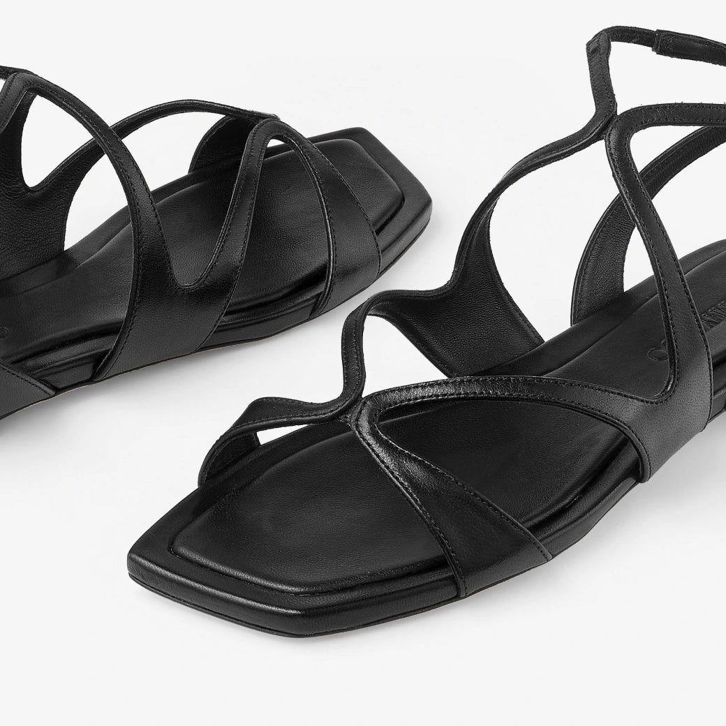 Ayla Flat Leather