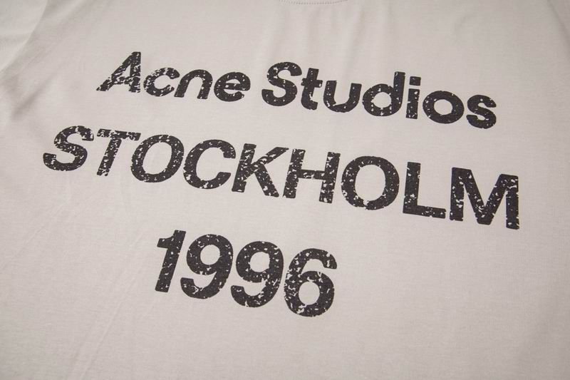 Exford 1996 Logo Print T-Shirt Dusty White Grey Melange