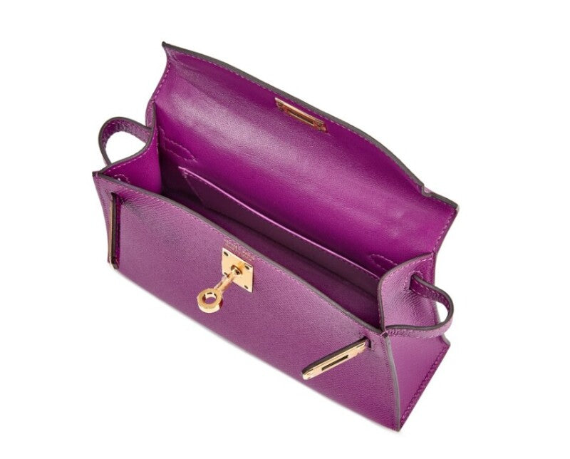 Anemone Epsom Leather Gold Hardware
