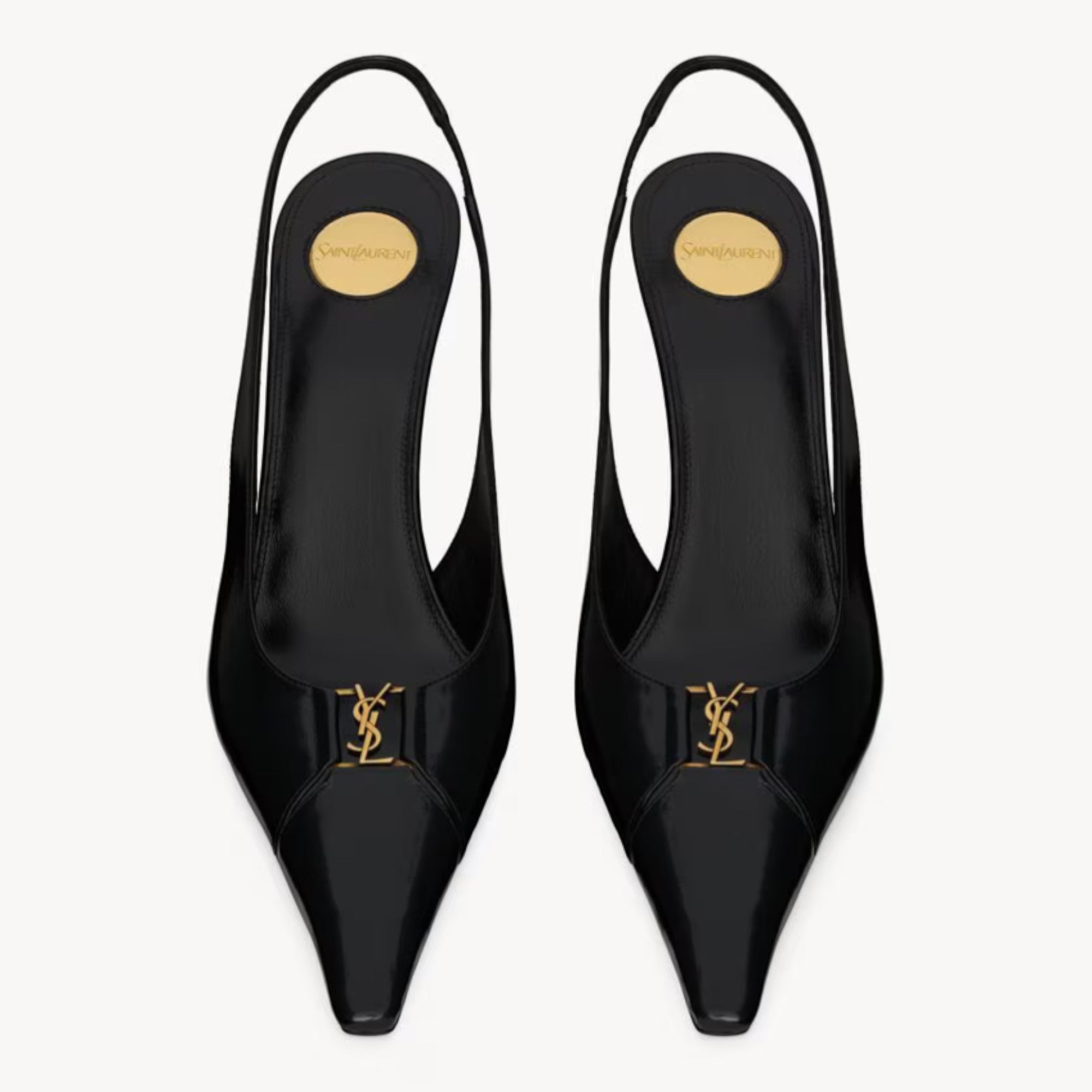 Babylone Breteuil Slingback Pumps Black