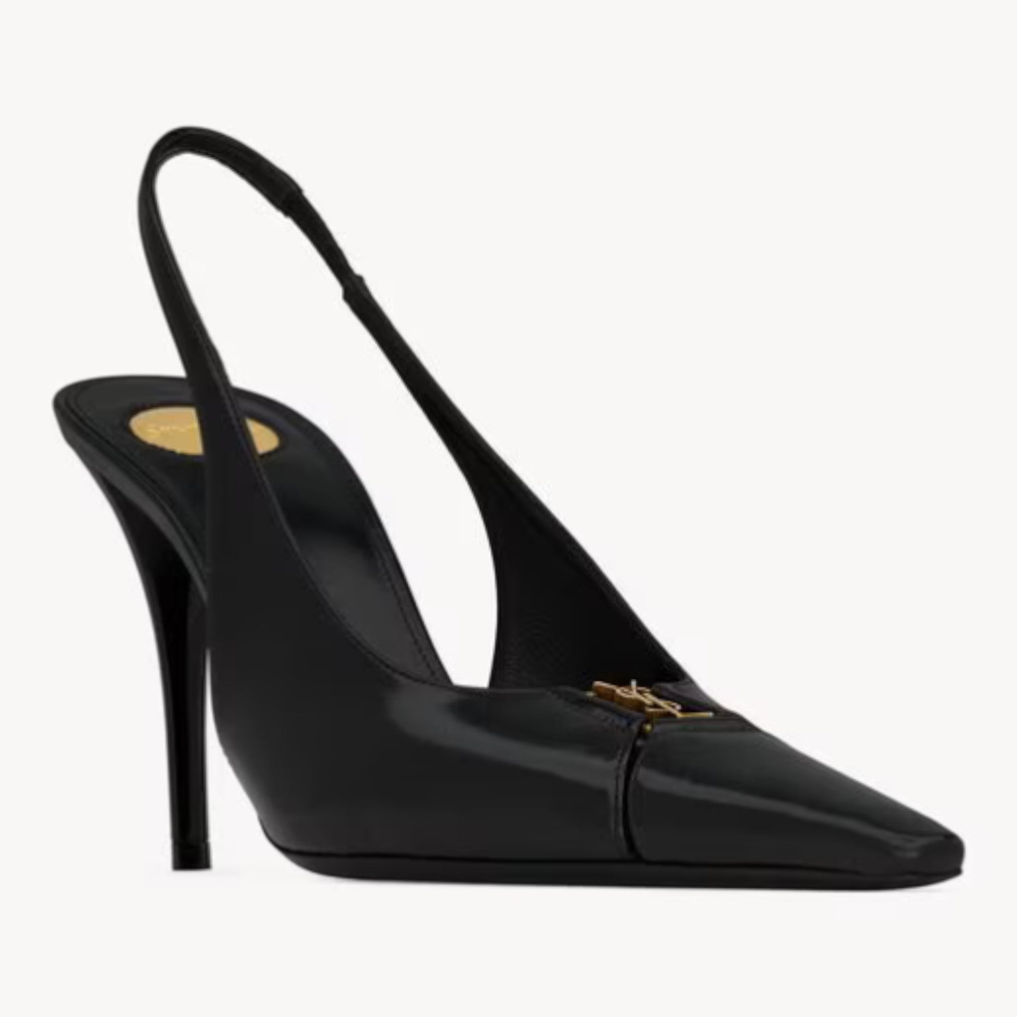 Babylone Breteuil Slingback Pumps Black 7.5cm