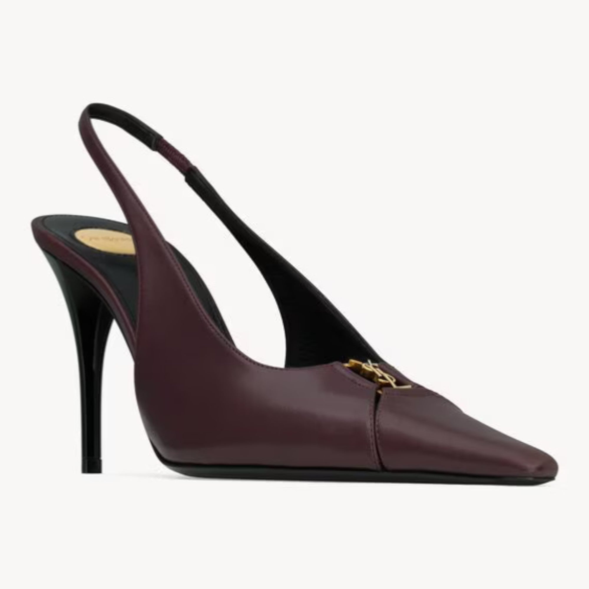 Babylone Breteuil Slingback Pumps Burgundy