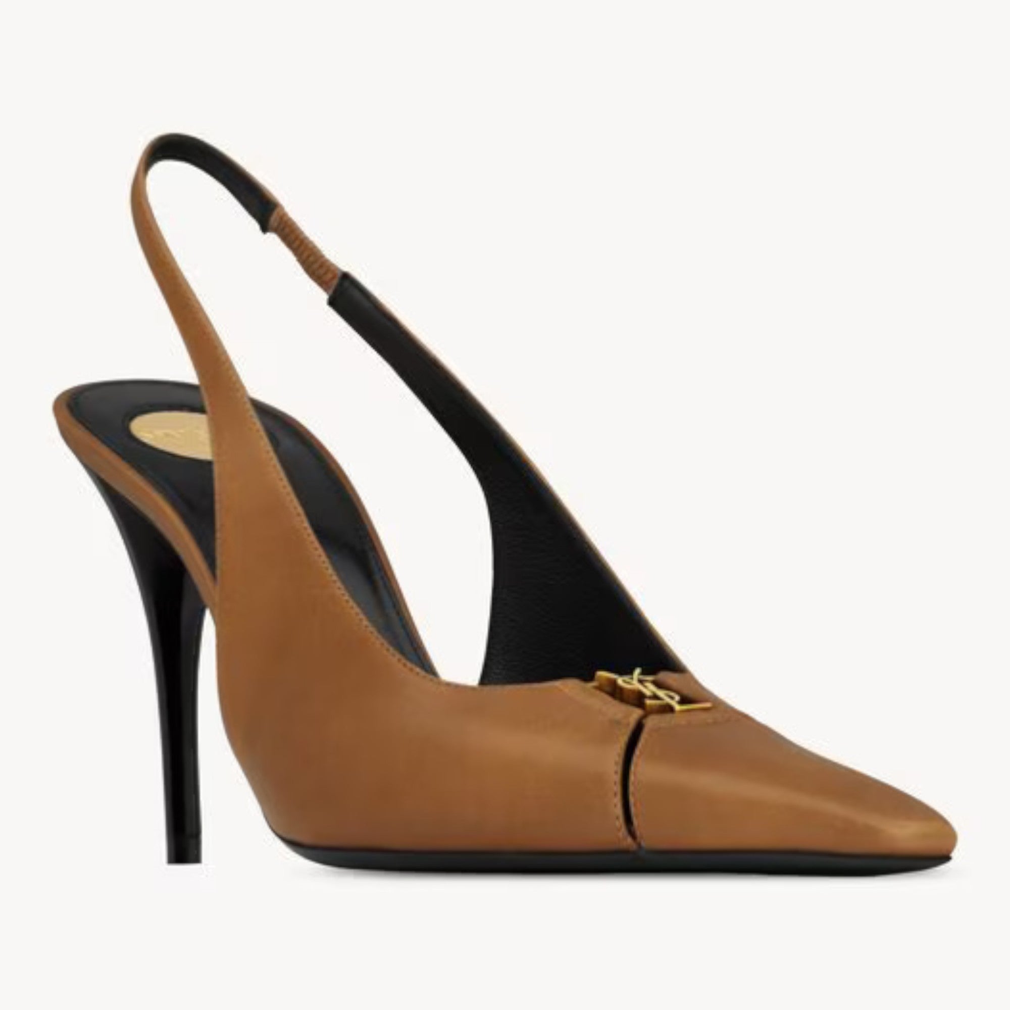 Babylone Breteuil Slingback Pumps Macadamia