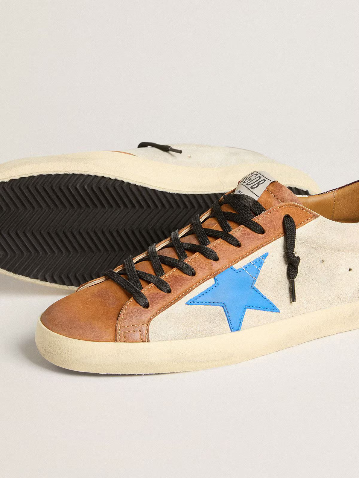 Super-Star LTD Sneakers Beige / Light Blue