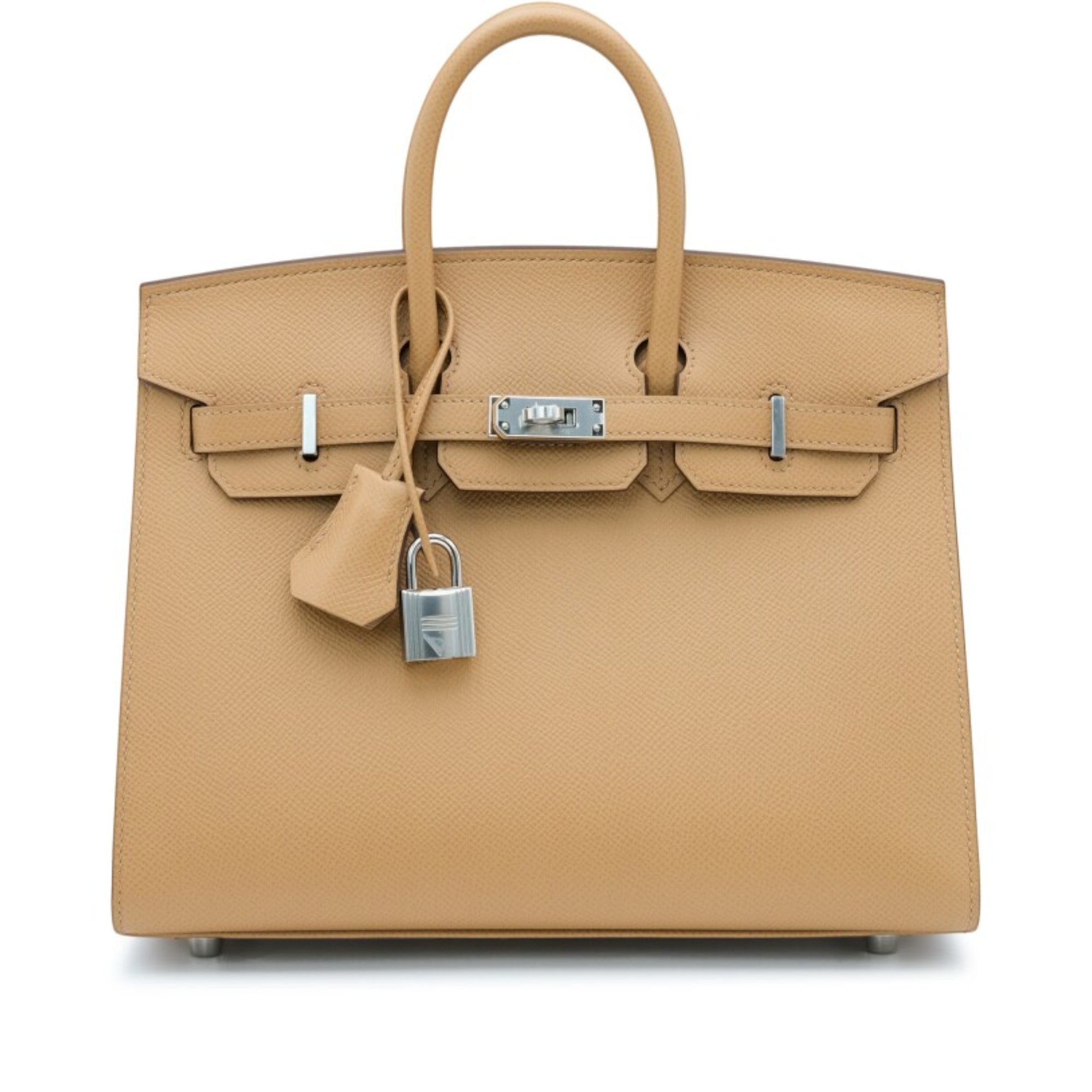 Biscuit Epsom Leather Palladium Hardware