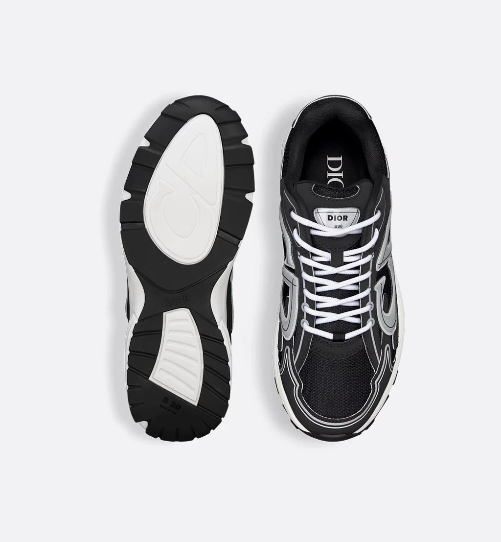 Dior B30 Countdown Sneakers Black Technical Mesh