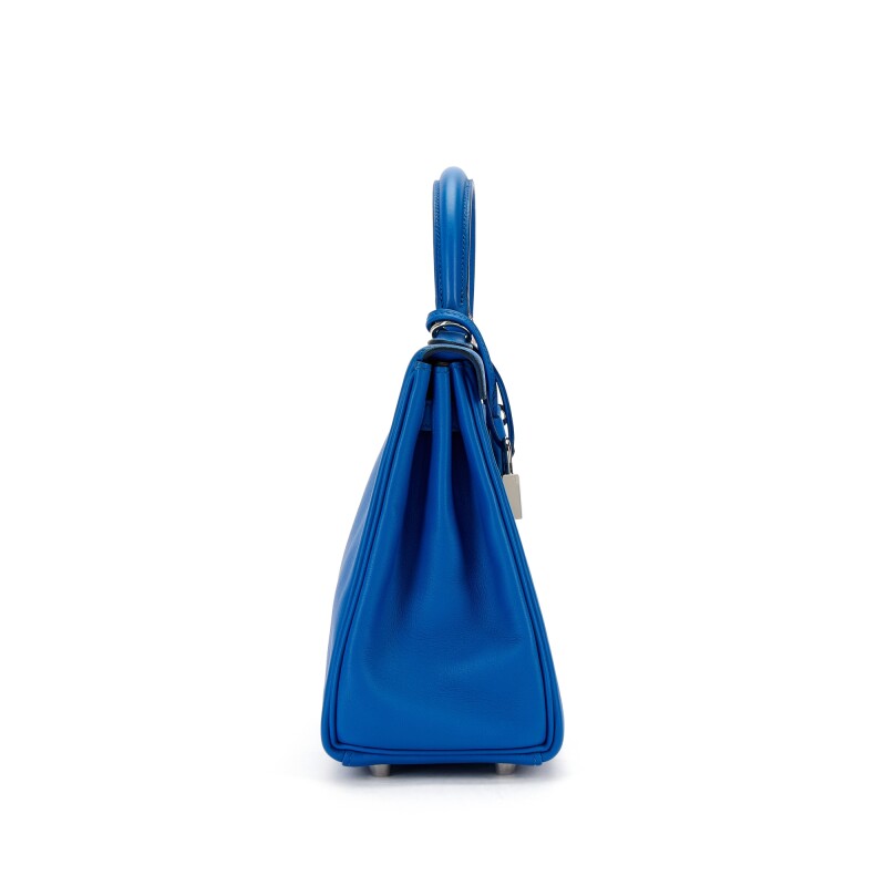 Bleu France Swift Leather Palladium Hardware