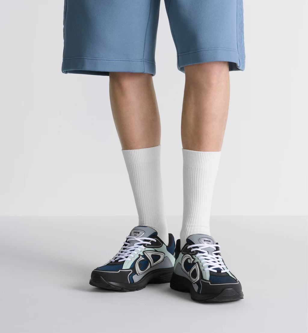 Dior B30 Countdown Sneakers Blue Technical Mesh