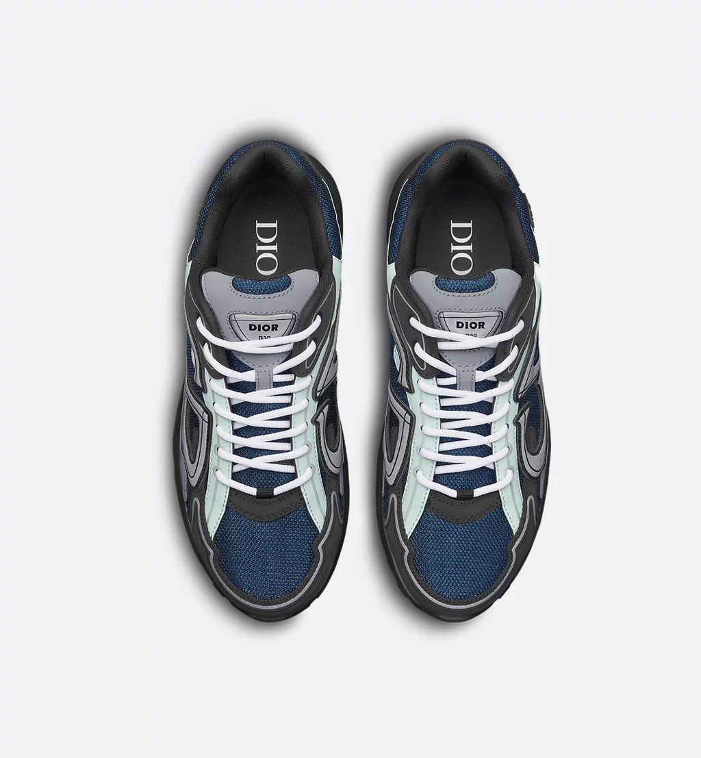 Dior B30 Countdown Sneakers Blue Technical Mesh
