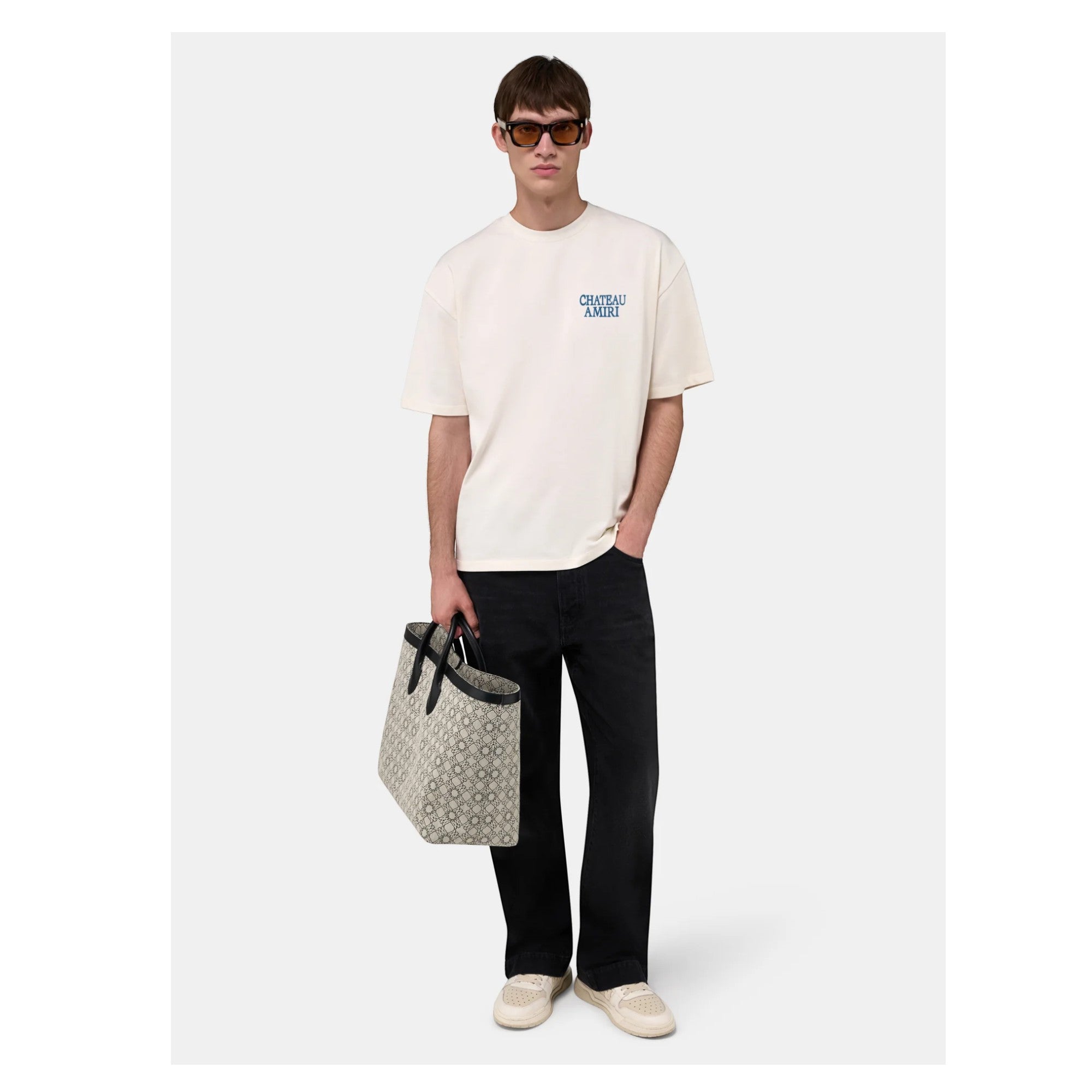 Chateau Amiri Oversized T-Shirt Ivory