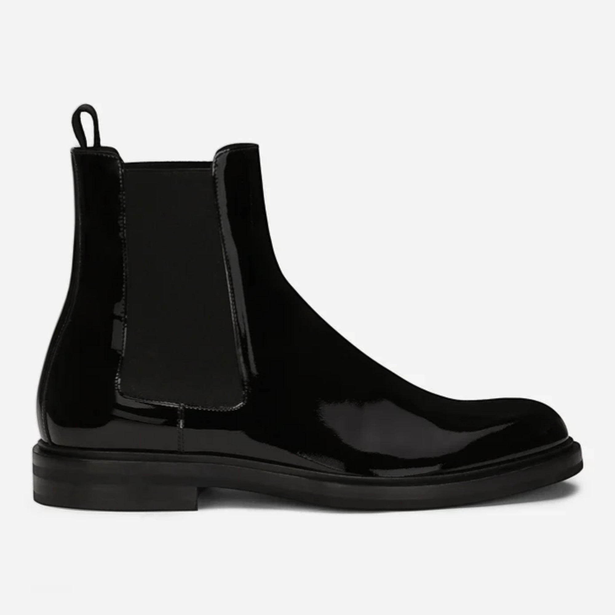 Calfskin Ankle Boots in Black