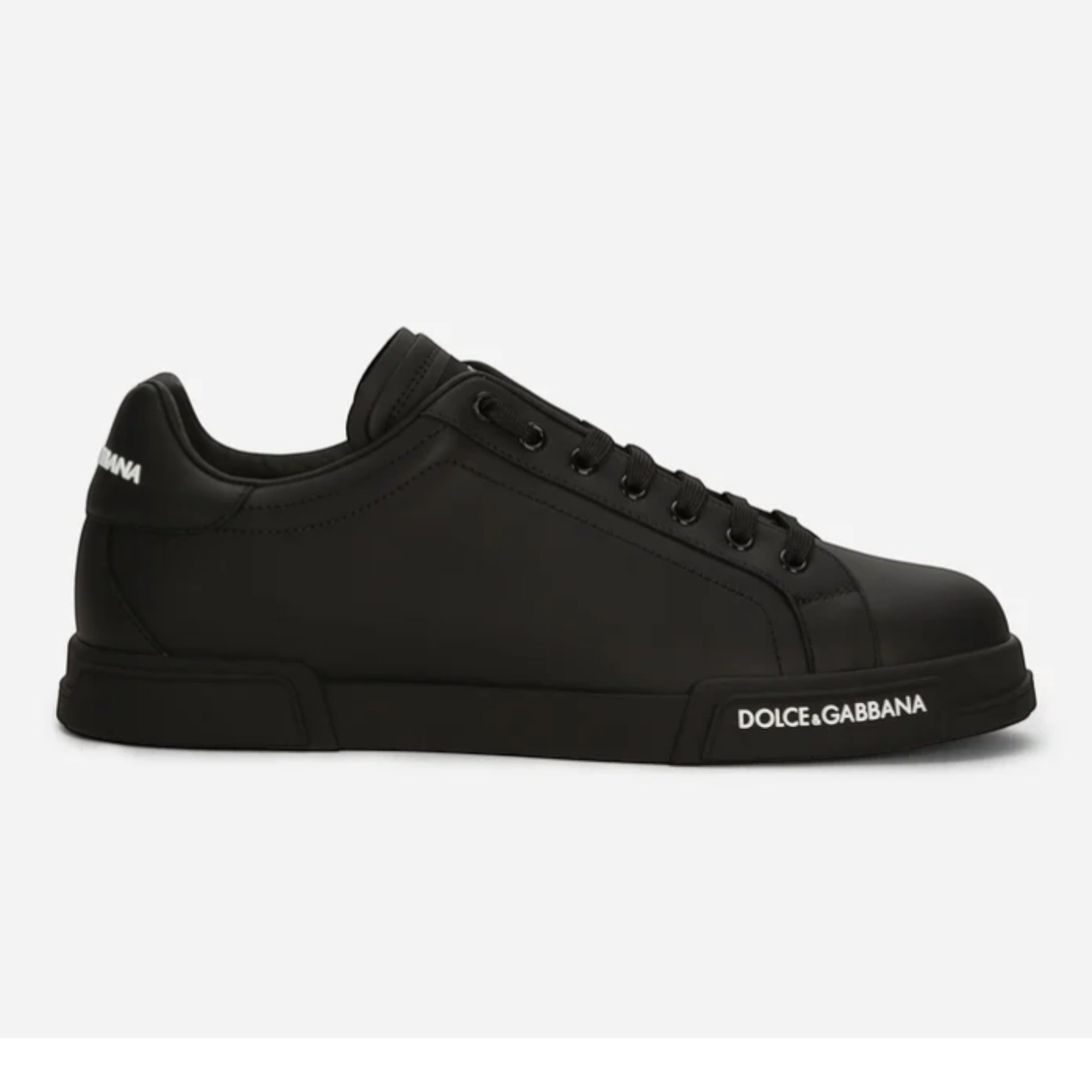 Portofino Nappa Calfskin Sneakers in Black