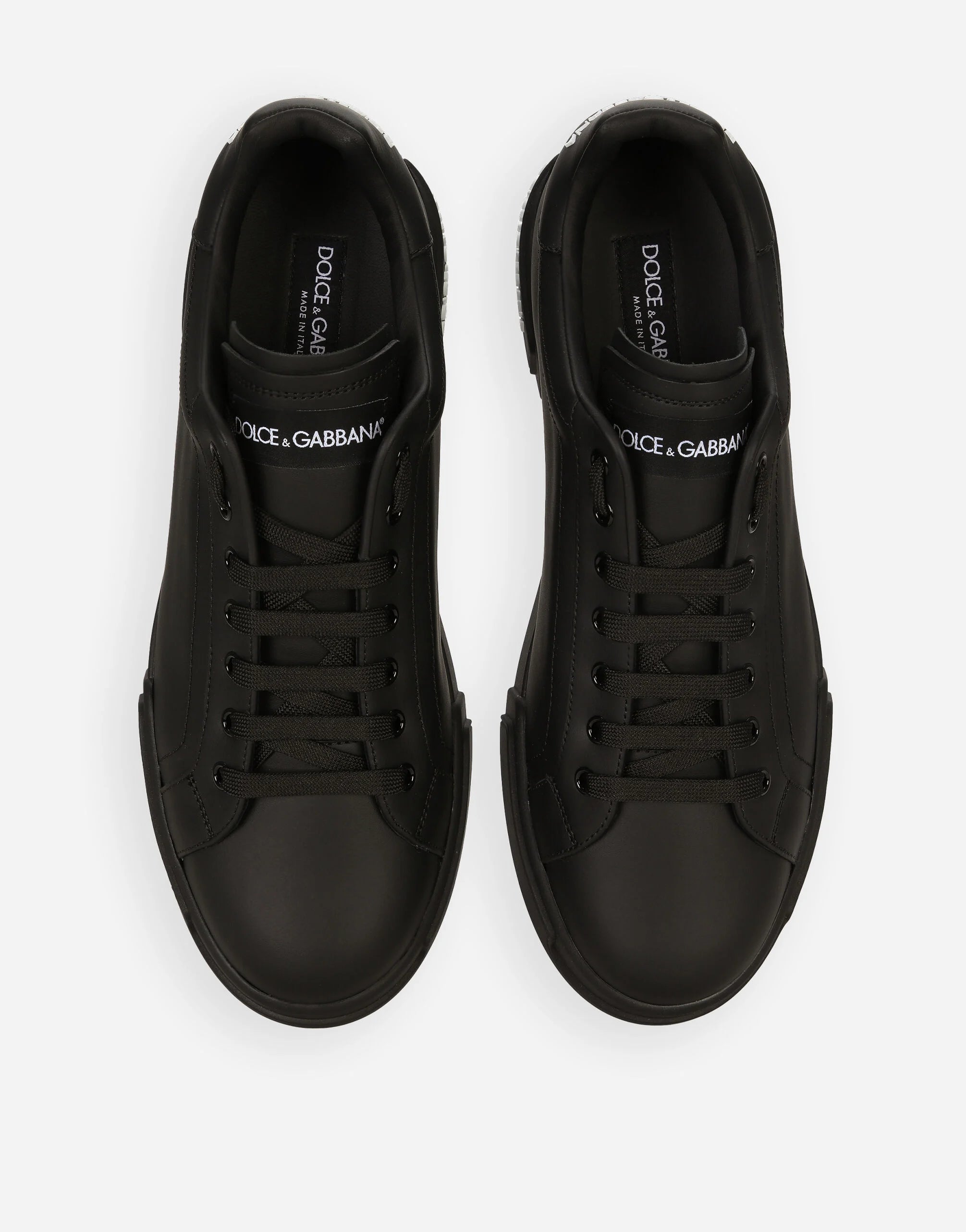 Portofino Nappa Calfskin Sneakers in Black