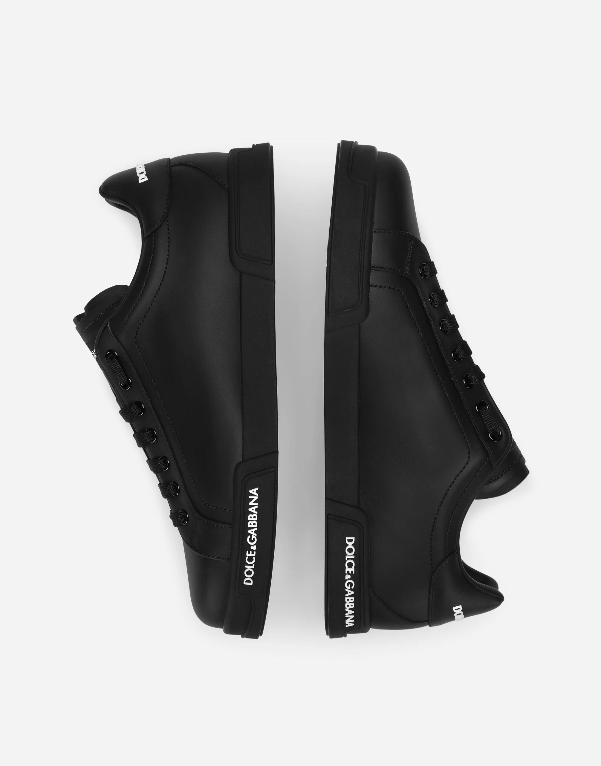 Portofino Nappa Calfskin Sneakers in Black