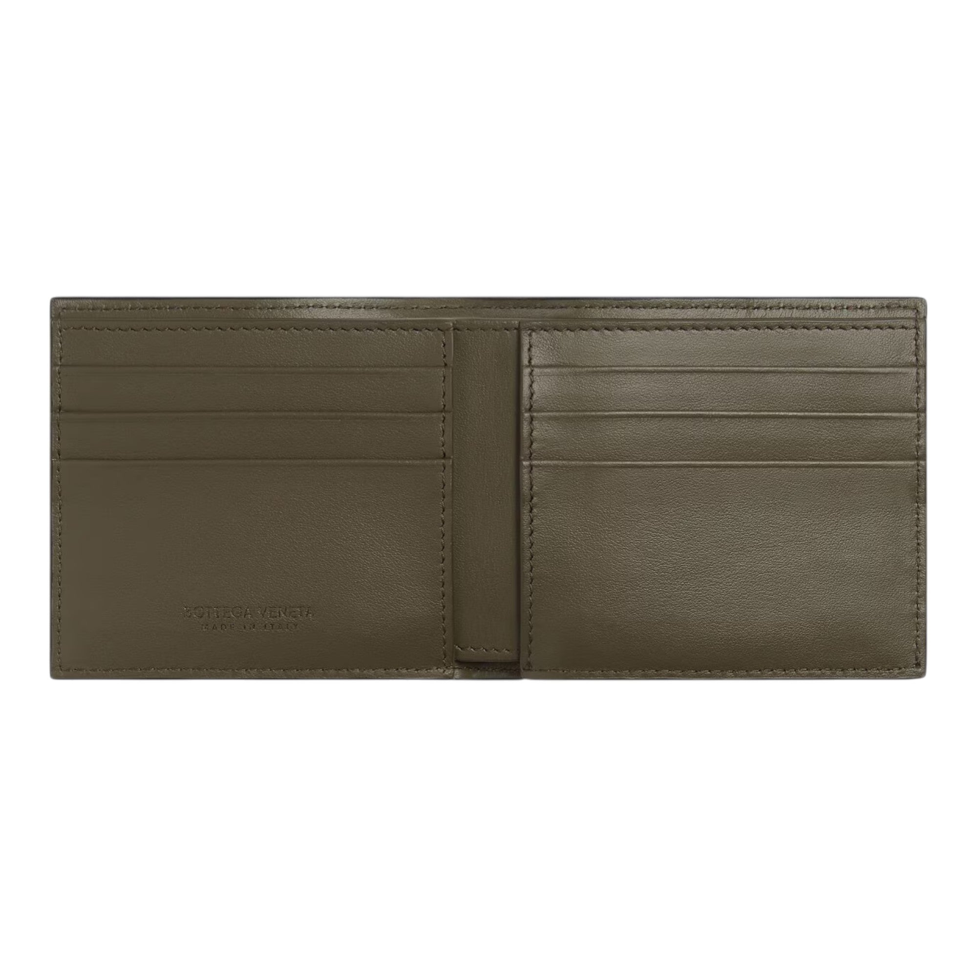 Cassette Bi-Fold Wallet Ardoise with Cypress Interior
