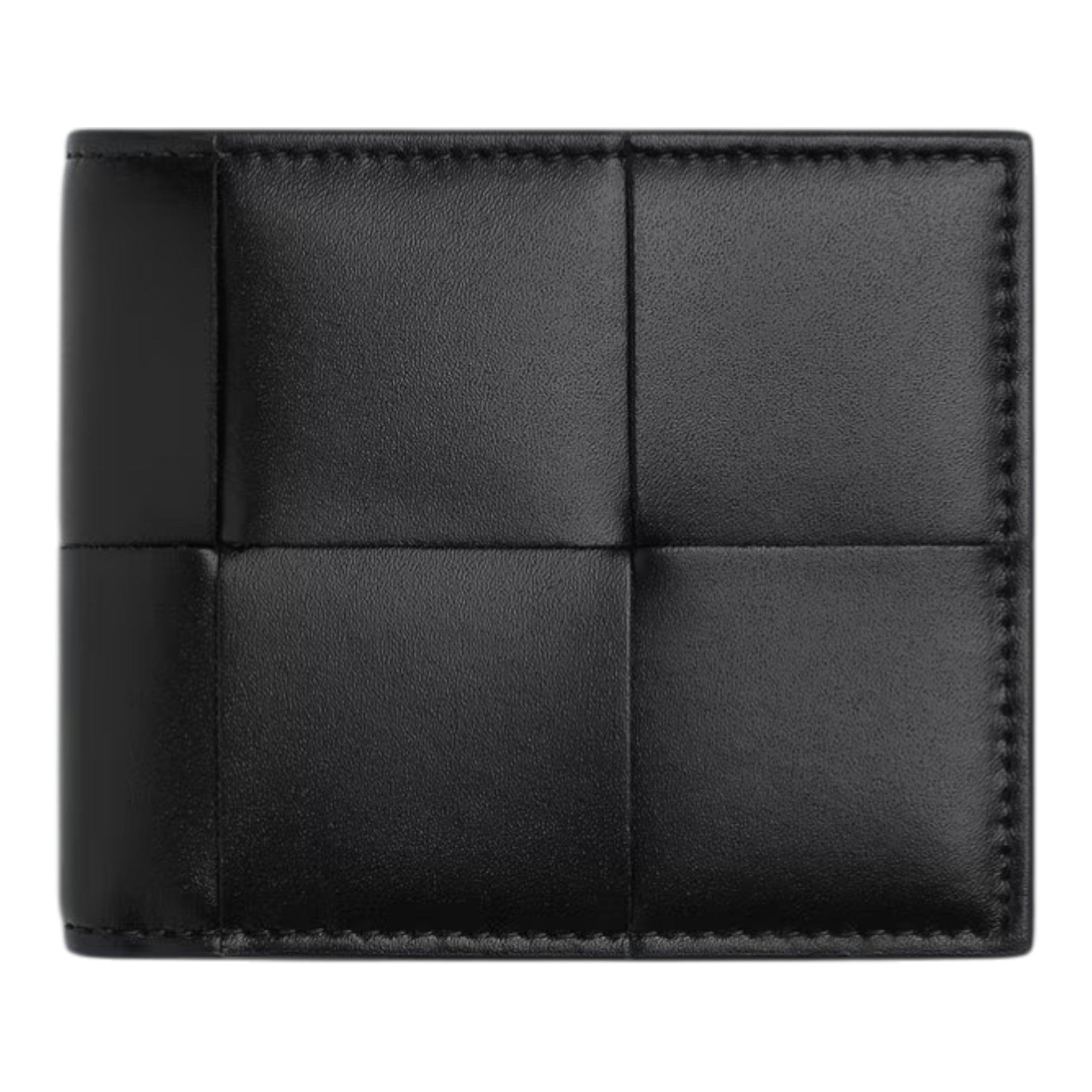 Cassette Bi-Fold Wallet Black with Parakeet Interior