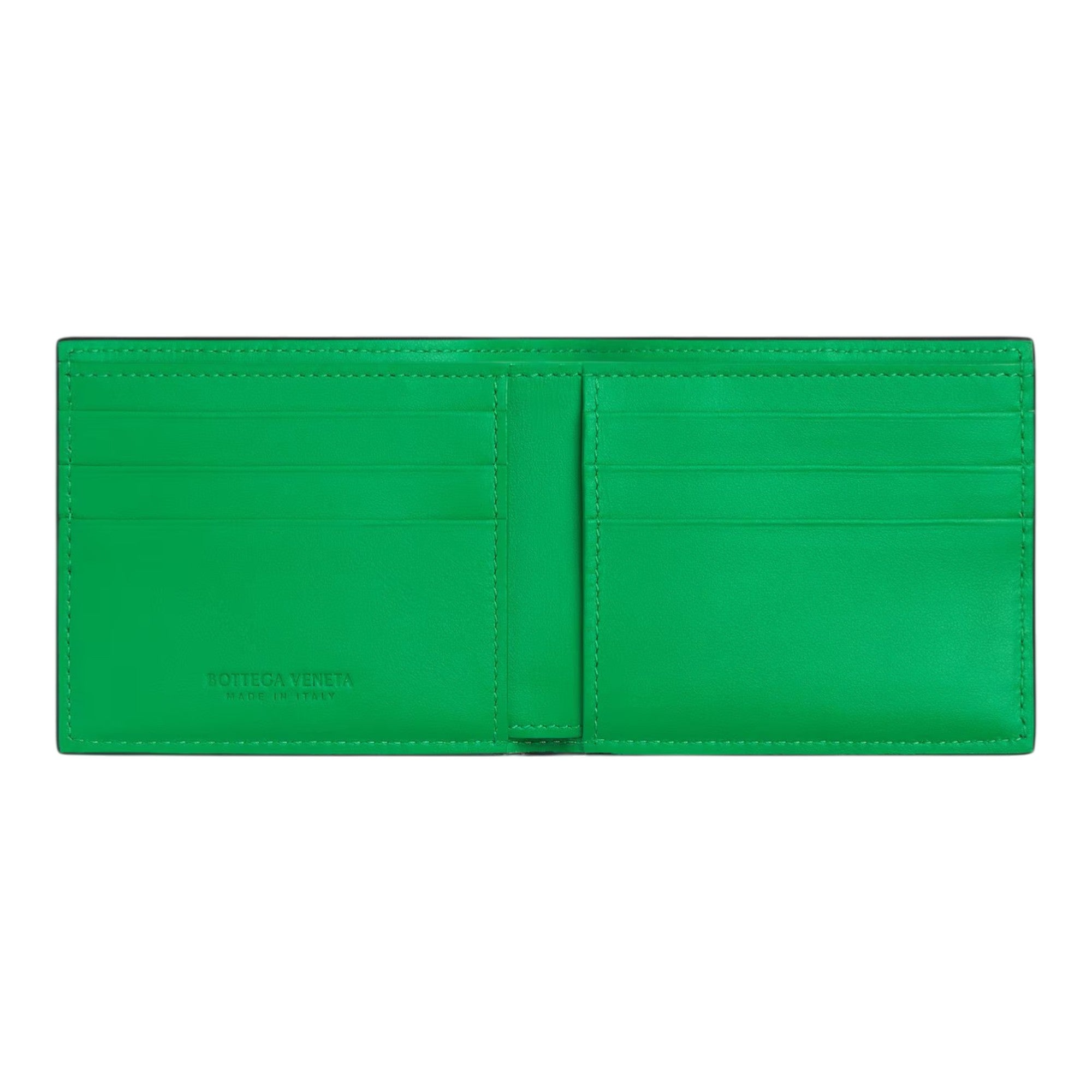 Cassette Bi-Fold Wallet Black with Parakeet Interior