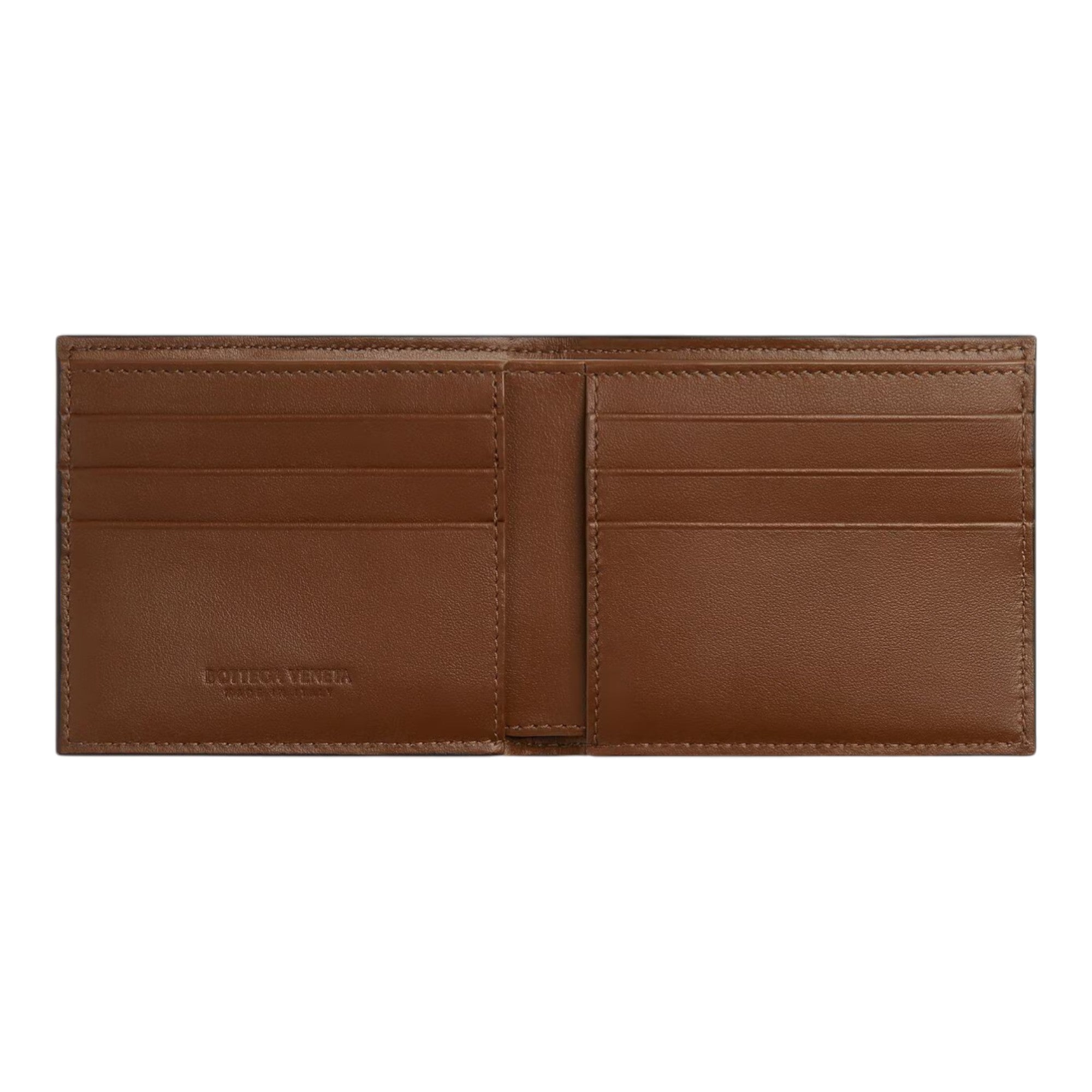 Cassette Bi-Fold Wallet Fondant with Nocciola Interior