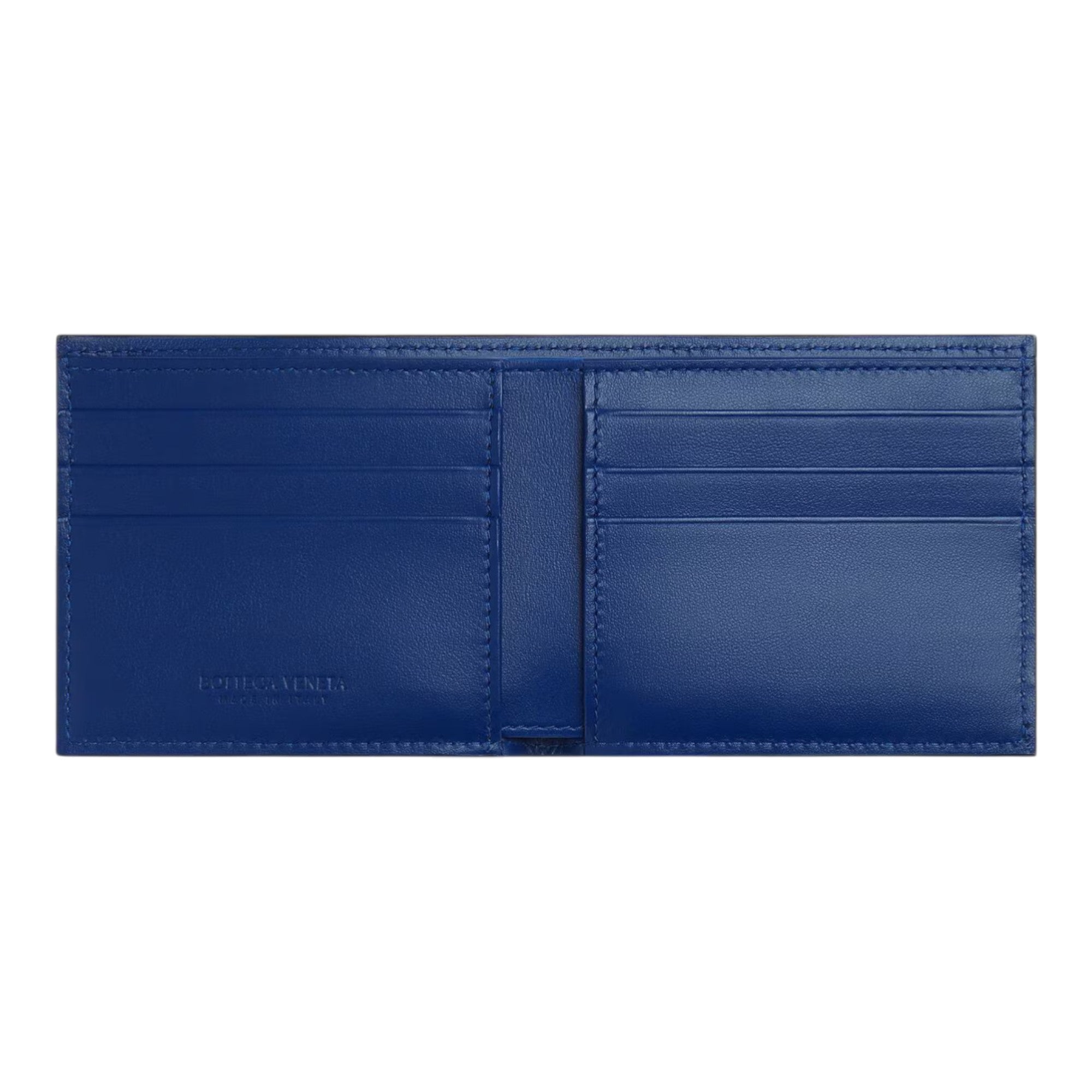 Cassette Bi-Fold Wallet Nocturnal Blue with Royal Interior