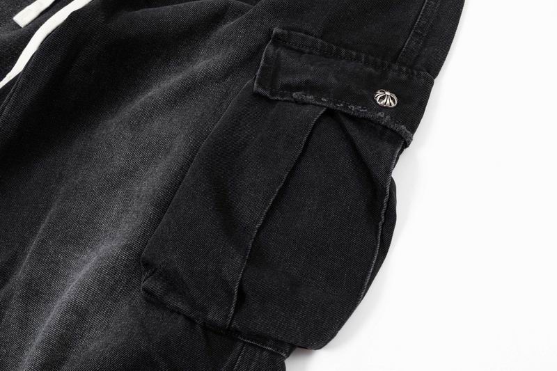 Cargo Denim Jeans Black