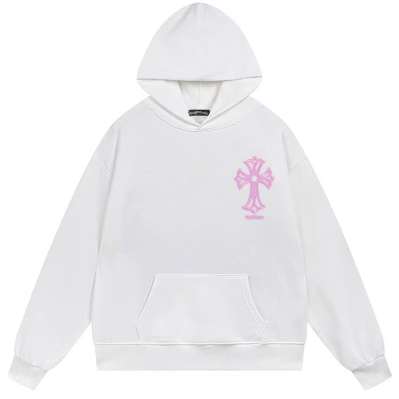 Pink Shadow Cross Hoodie