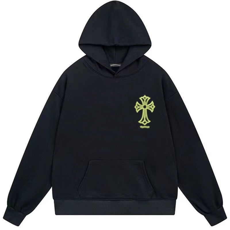Pink Shadow Cross Hoodie