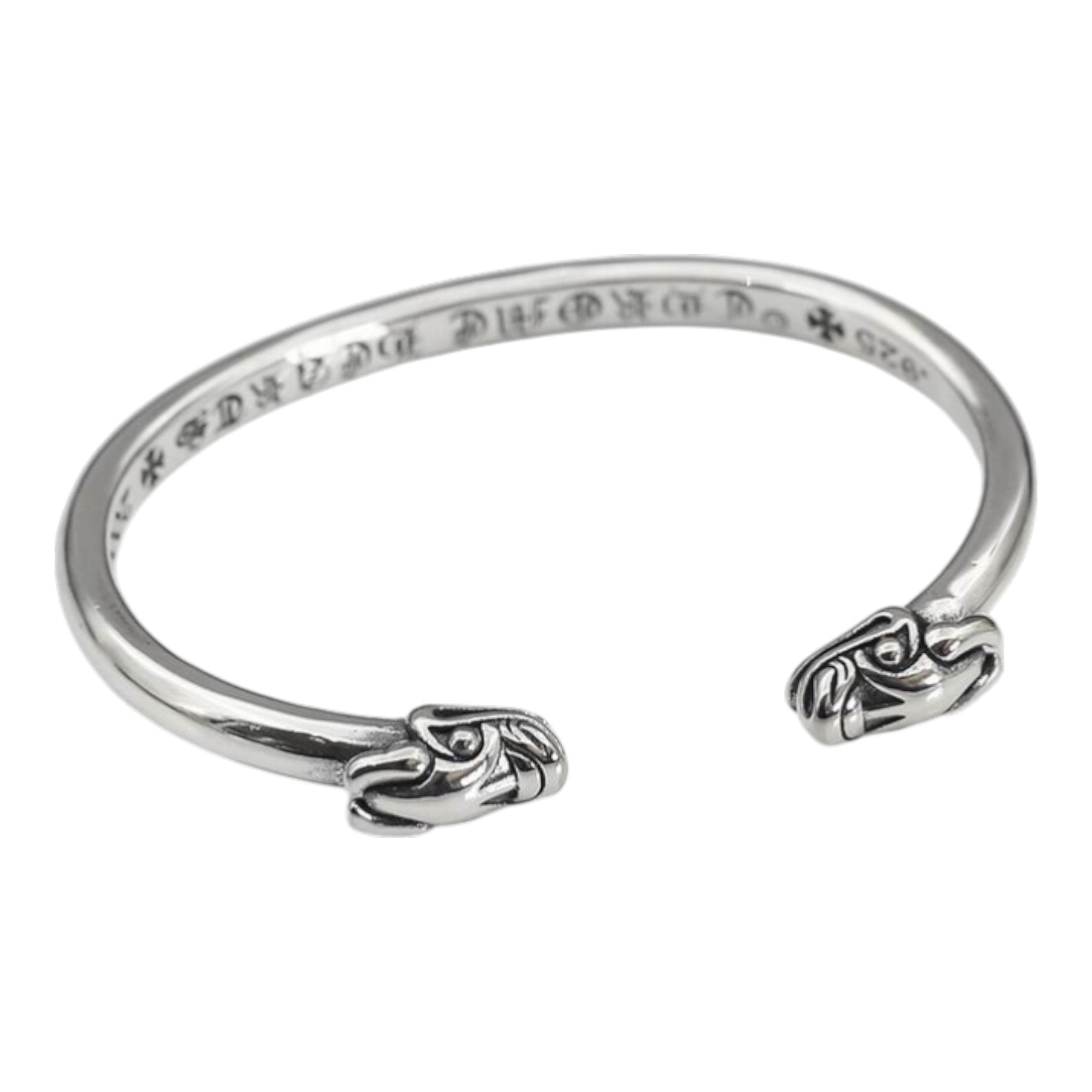 Double Dog Bangle Bracelet