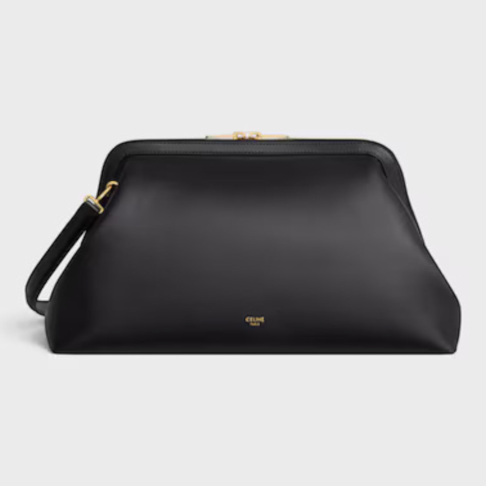 Doctor Pouch Supple Natural Calfskin Black