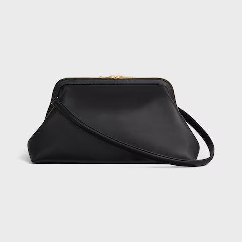 Doctor Pouch Supple Natural Calfskin Black