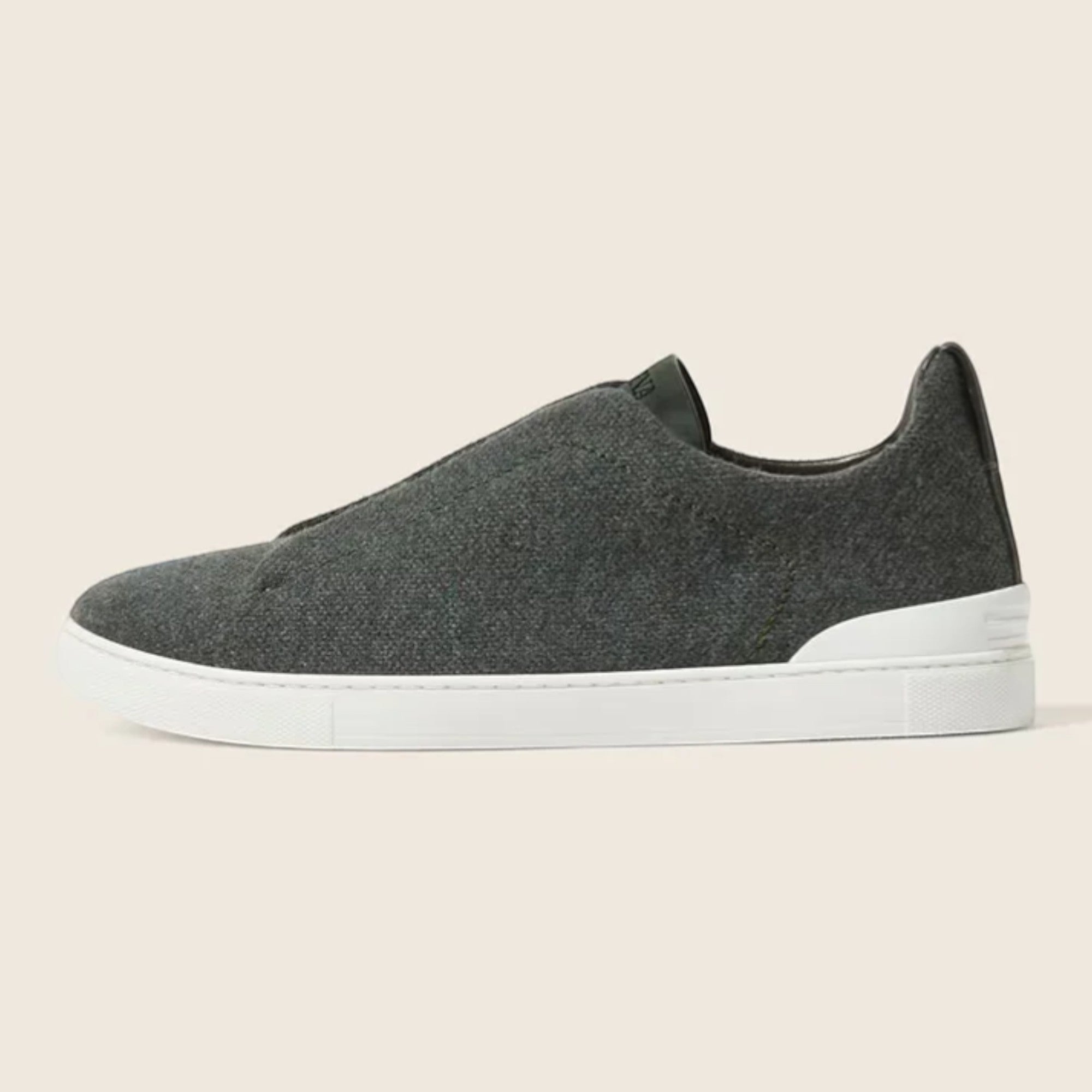 Zegna Dark Green Triple Stitch™ Oasi Cashmere Sneakers
