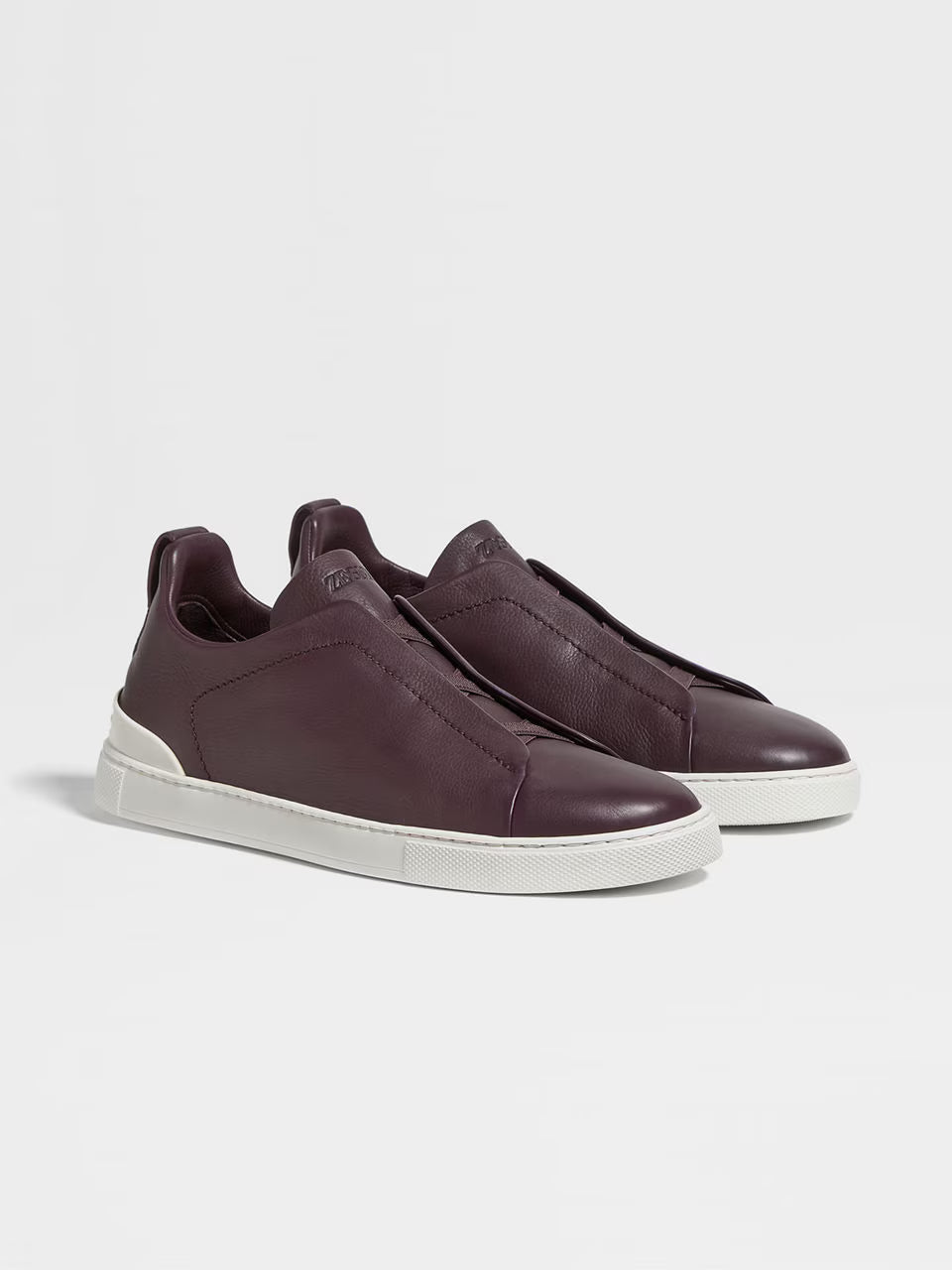 Zegna Dark Purple Triple Stitch™ SECONDSKIN Sneakers