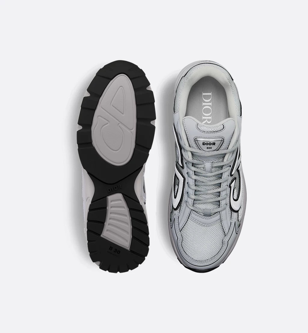Dior B30 Countdown Sneakers Dior Gray Technical Mesh