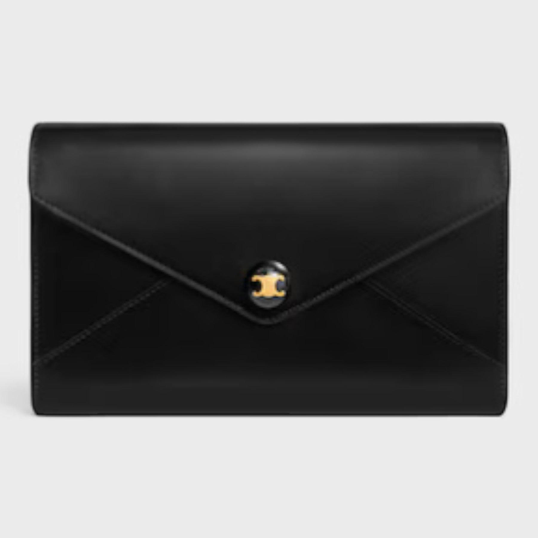 Envelope Wallet on Chain Shiny Calfskin