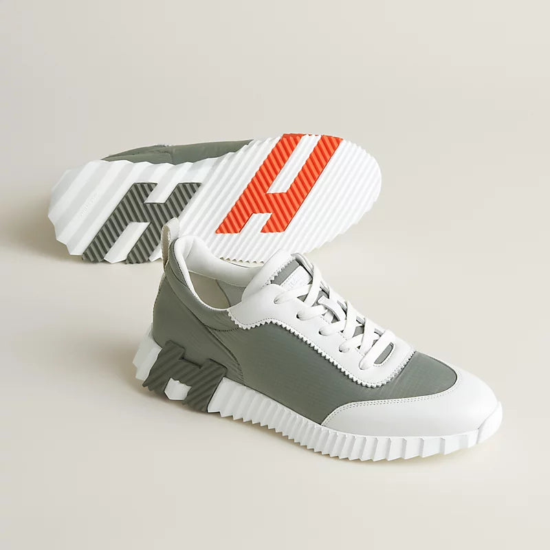 Hermès Bouncing Sneaker Étoupe/Blanc