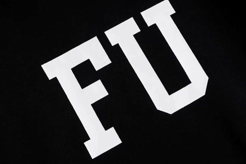 FU Collegiate Logo Hoodie Black