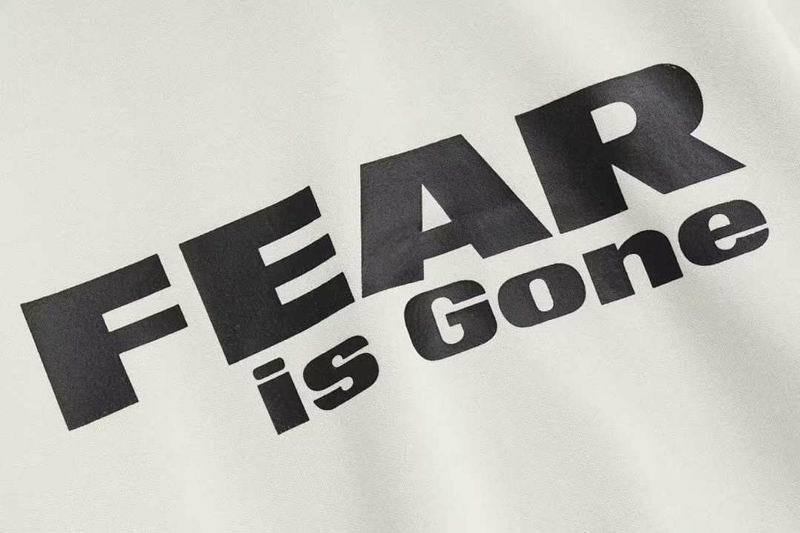 Fear of God Graphic Hoodie Cream