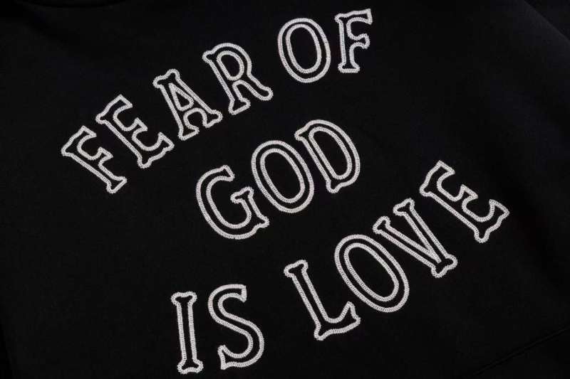 Fear of God Is Love Graphic Hoodie