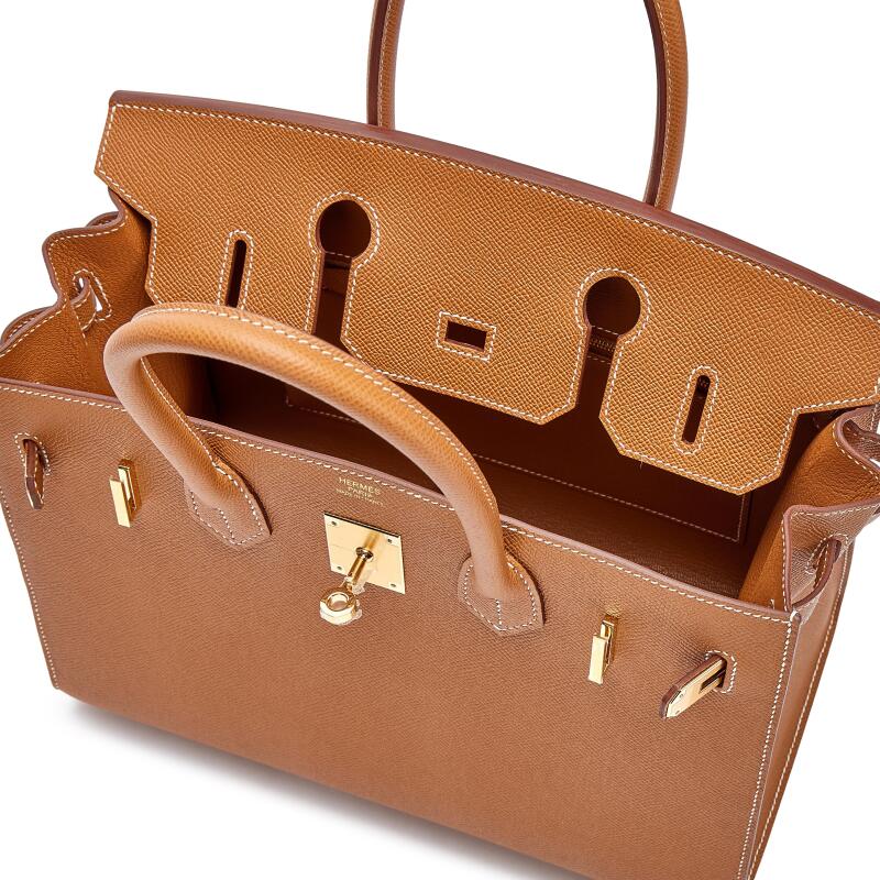 Gold Epsom Leather Gold Hardware