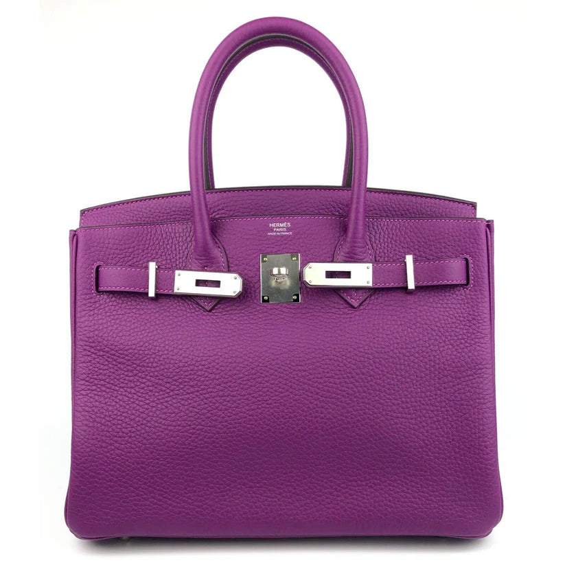 Anemone Purple Leather Palladium Hardware
