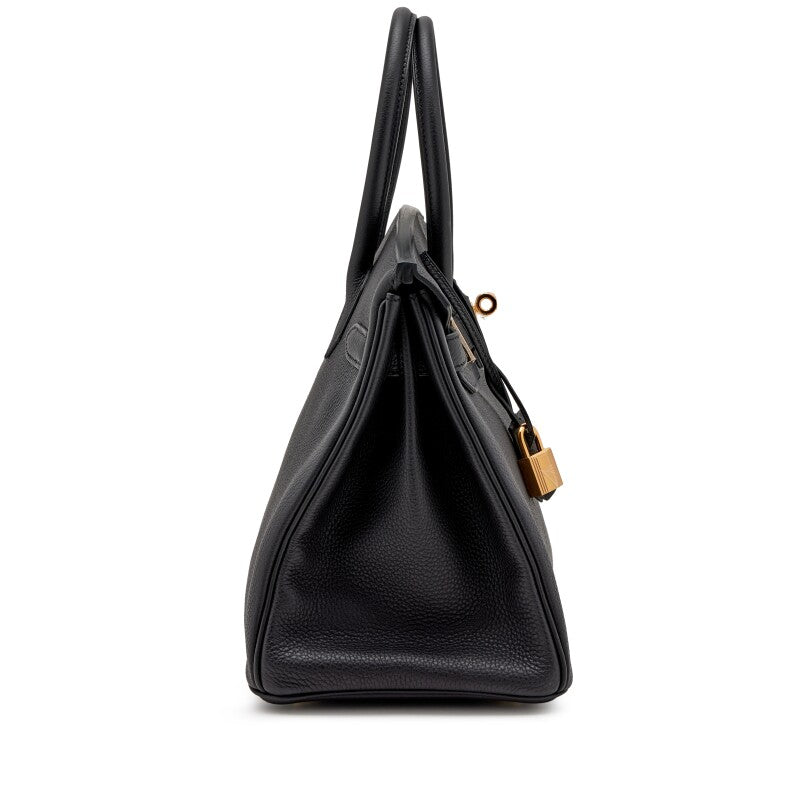 Black Togo Leather