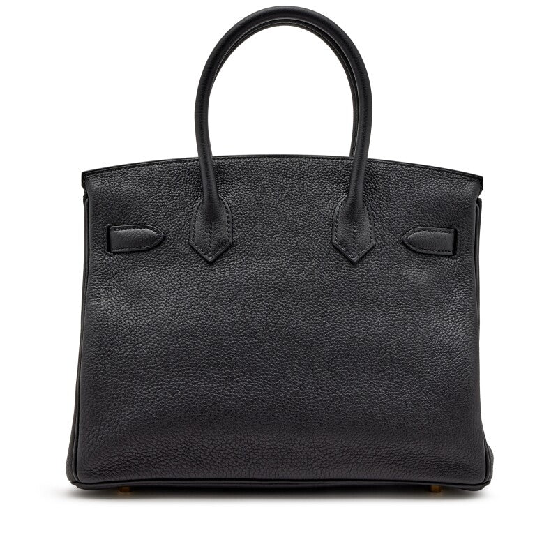 Black Togo Leather